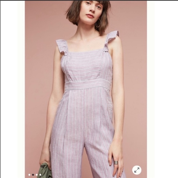 Anthropologie Nantucket Striped Jumpsuit - Picture 5 of 11